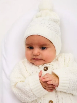 вязаный комбинезон для новорожденных