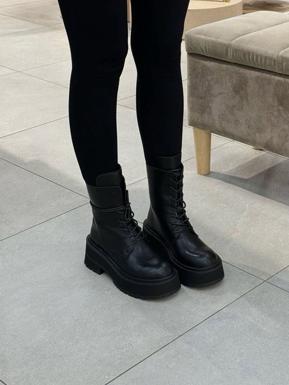 Ботинки из натуральной кожи