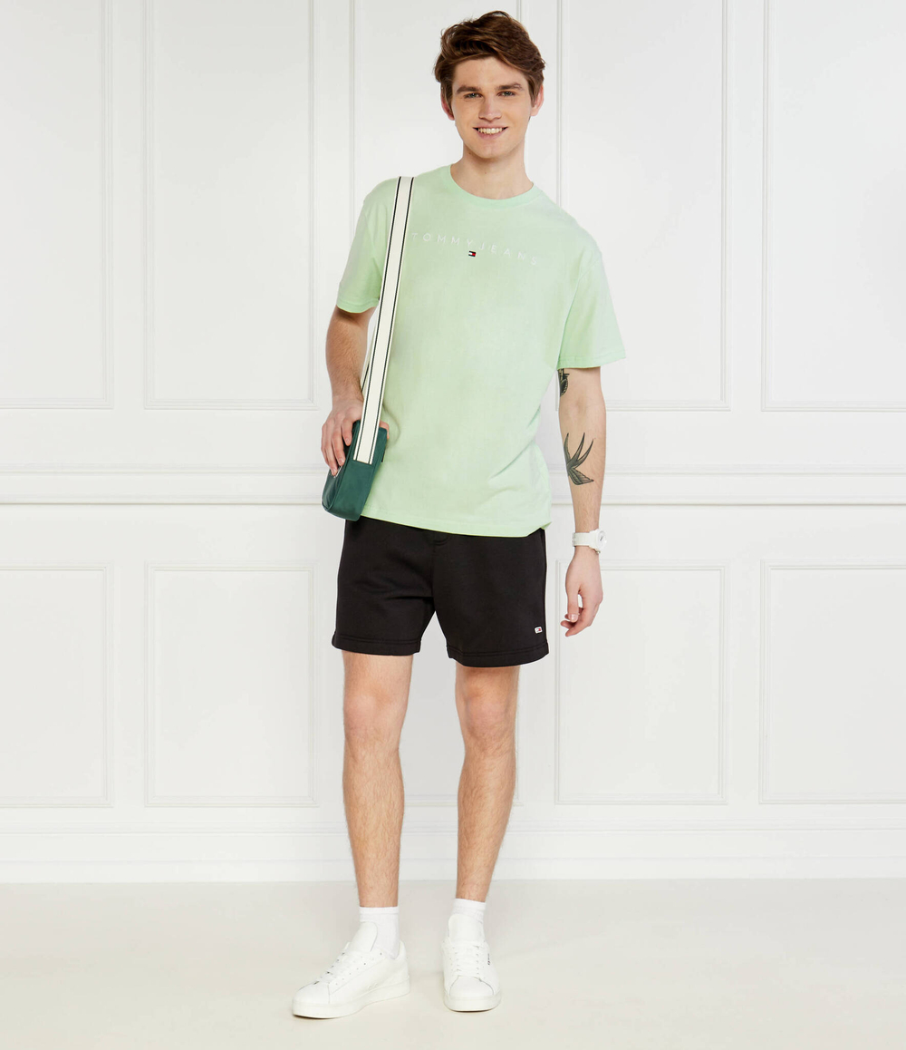 Футболка LINEAR LOGO Tommy Jeans - зеленый(DM0DM17993)