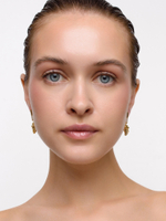 Серьги "Shell stick shine" Gold