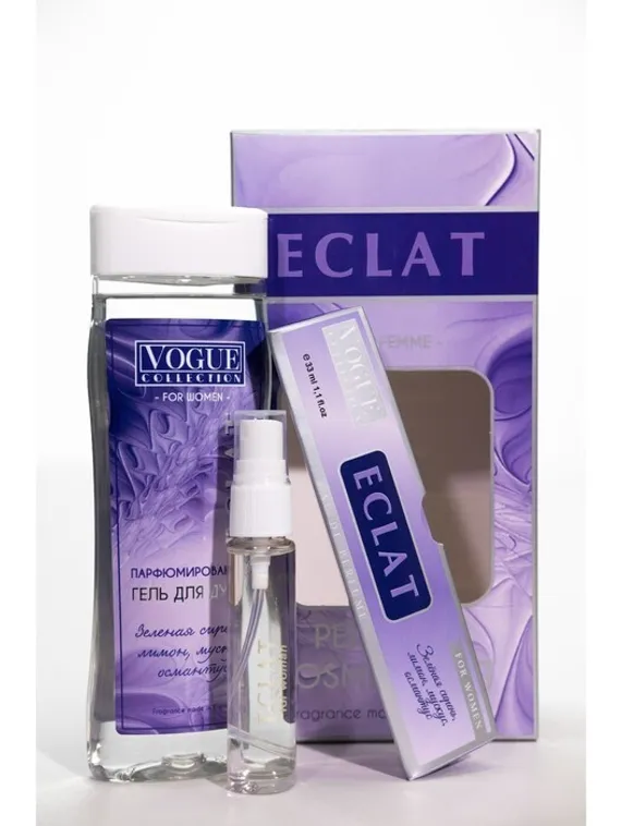 Подарочный набор женский Eclat for women, гель для душа 250 мл, парфюмерная вода 30 мл