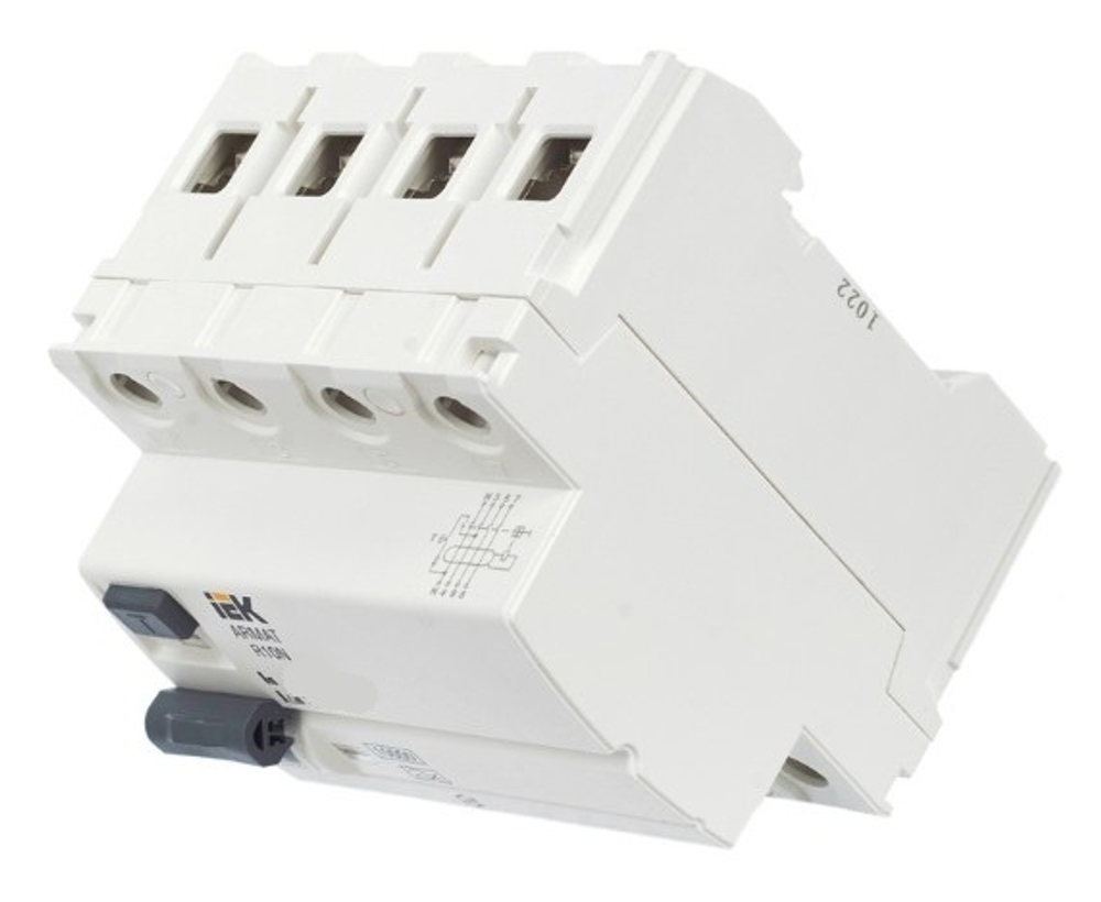 Выключатель дифференциального тока (ВДТ, УЗО) дифференциальный IEK AR-R10N-4-100AS300