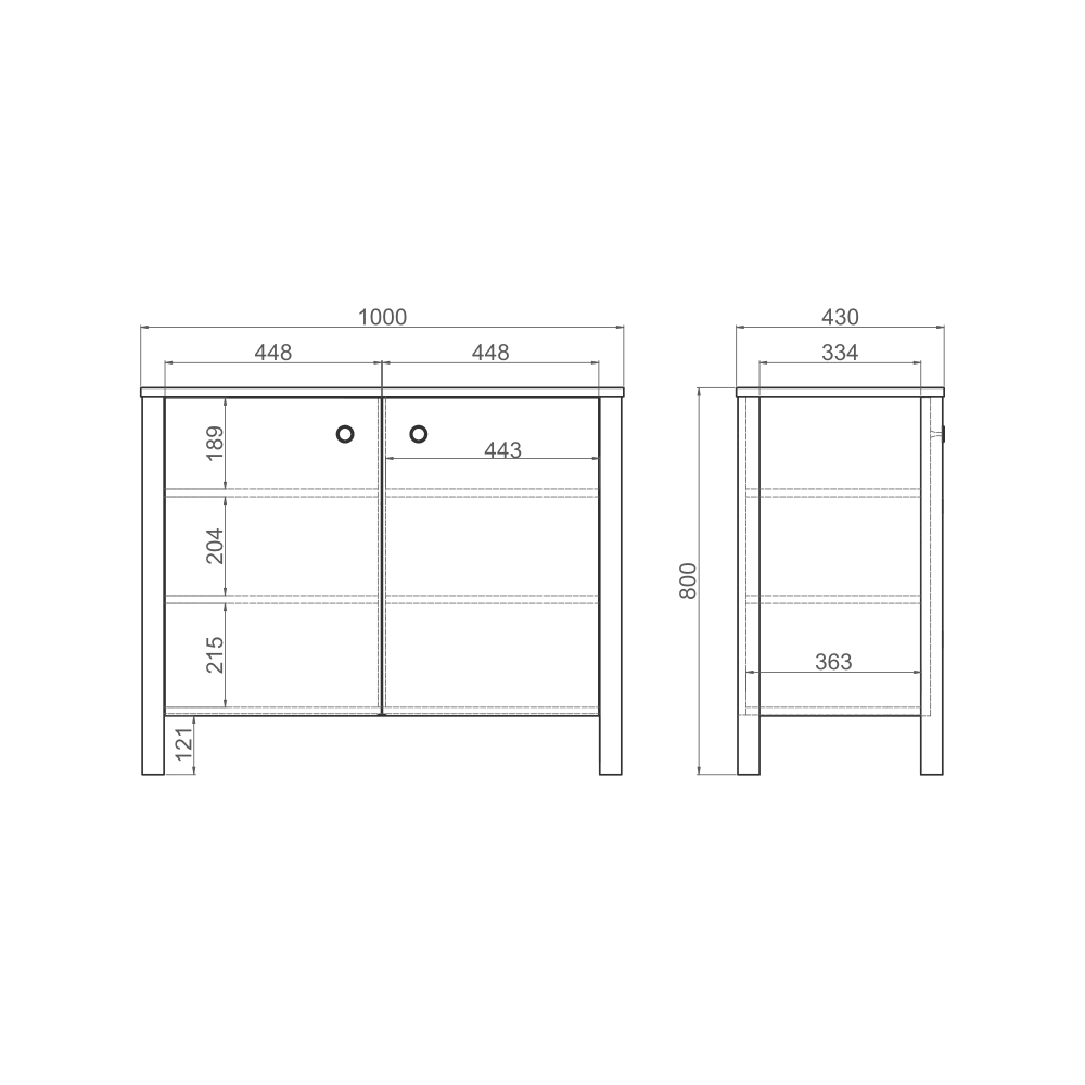 Комод BERGEN BG060