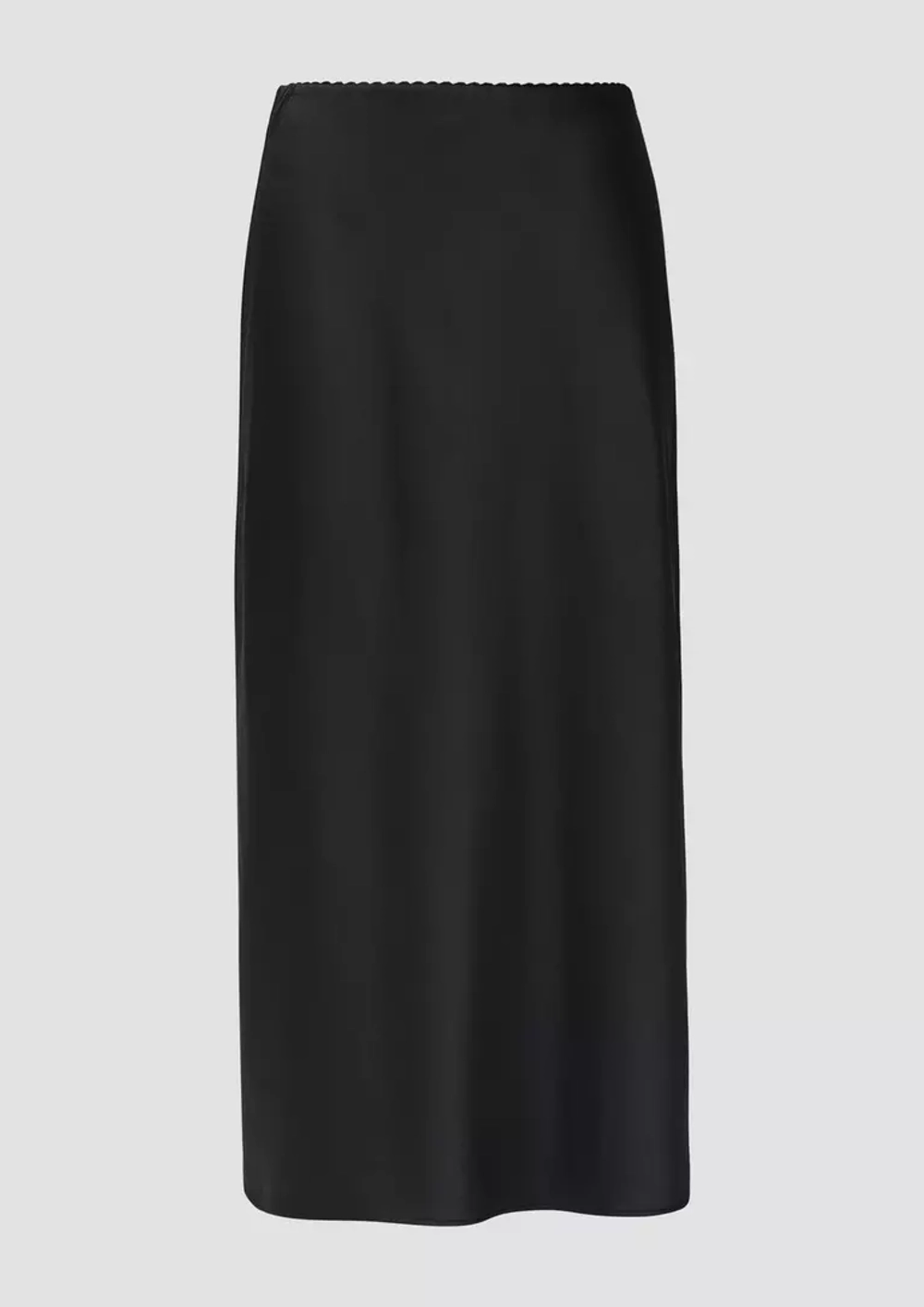 Атласная юбка-миди из вискозы с эластичным поясом Black Label