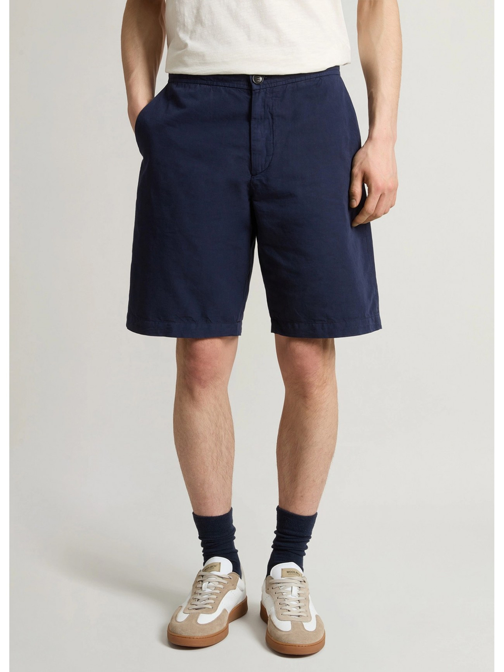 Шорты мужские Linen Blend Shorts WOOLRICH