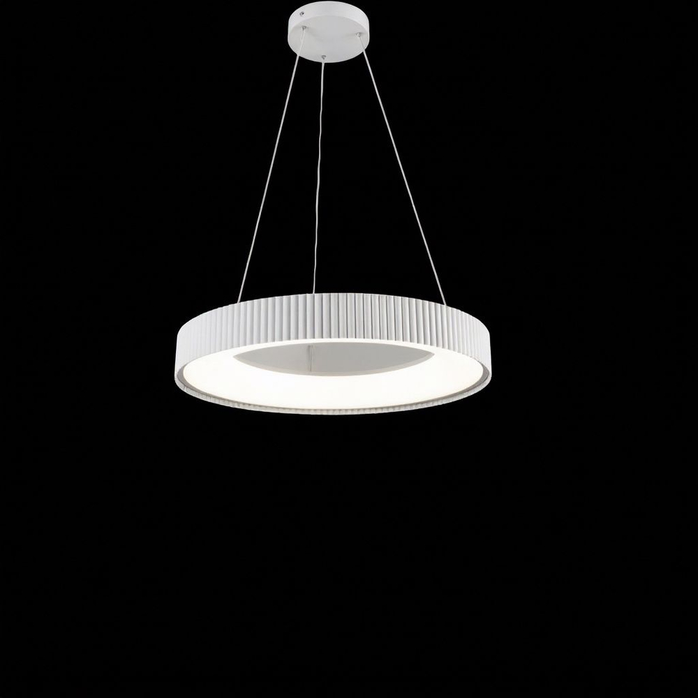 Люстра подвесная светодиодная Lanbos Piano, LED 120 Вт, до 30 кв м, белая