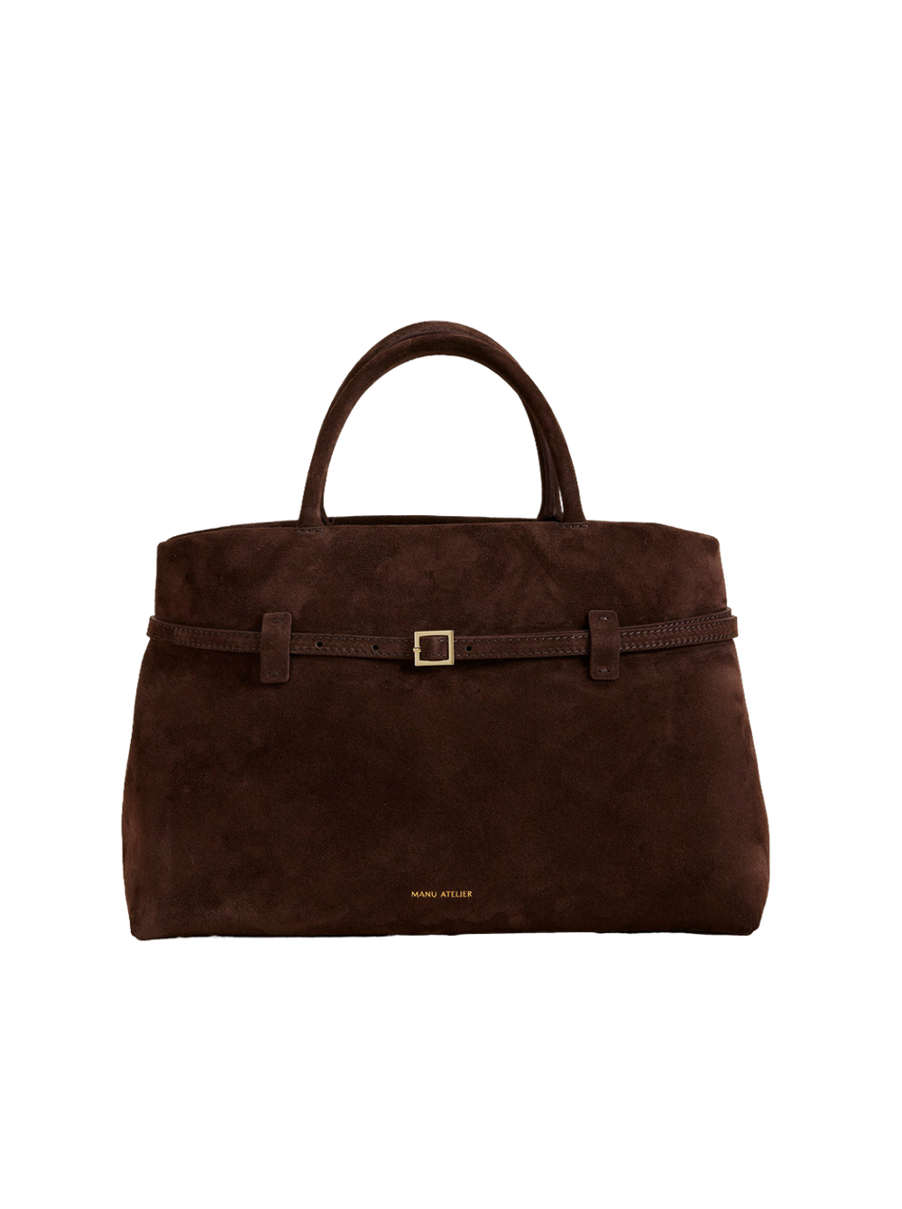 Сумка Manu Atelier Le Cambon 35 Deep Brown Suede