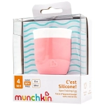 MUNCHKIN Первая чашка стаканчик C`est Silicone! 59 мл. силикон, корал 90057