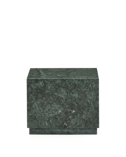 Приставной столик Sorein из черного мрамора 50 x 50 см