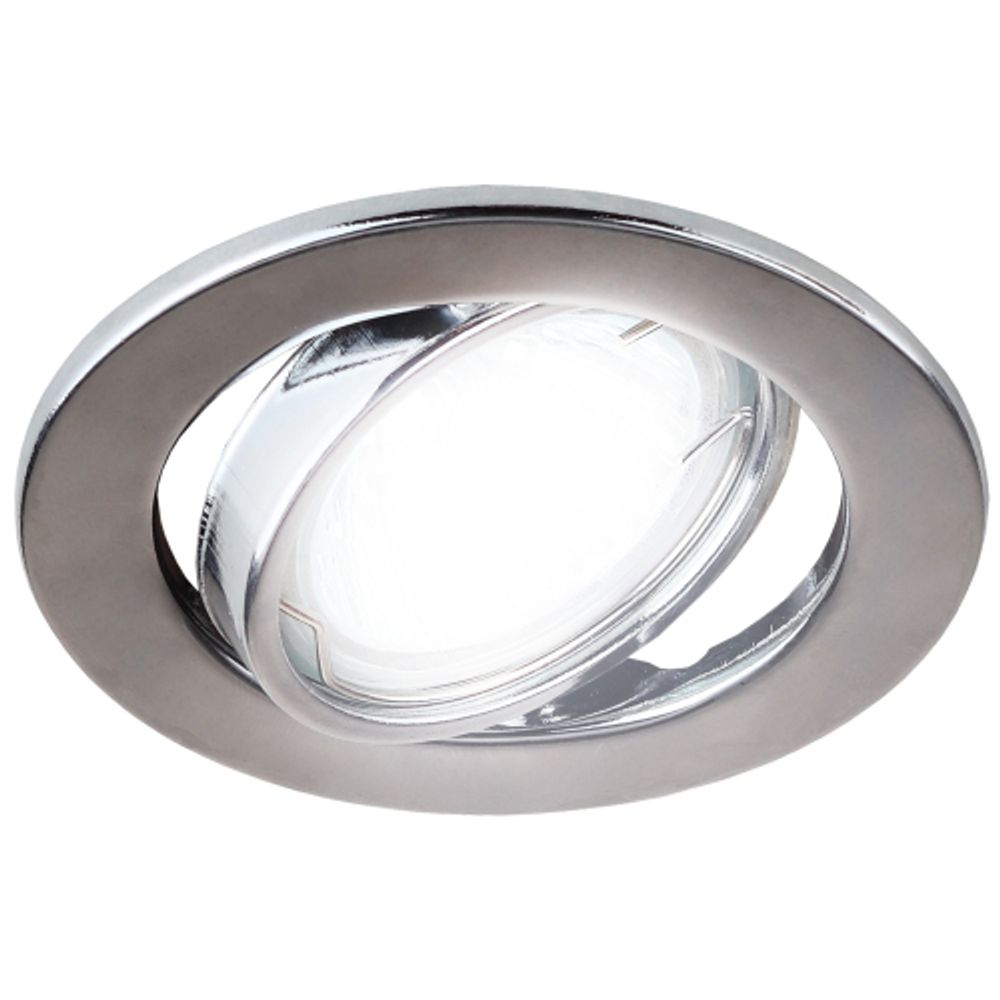 ST2A CH Светильник ЭРА штампованный поворотный MR16,12V/220V, 50W хром