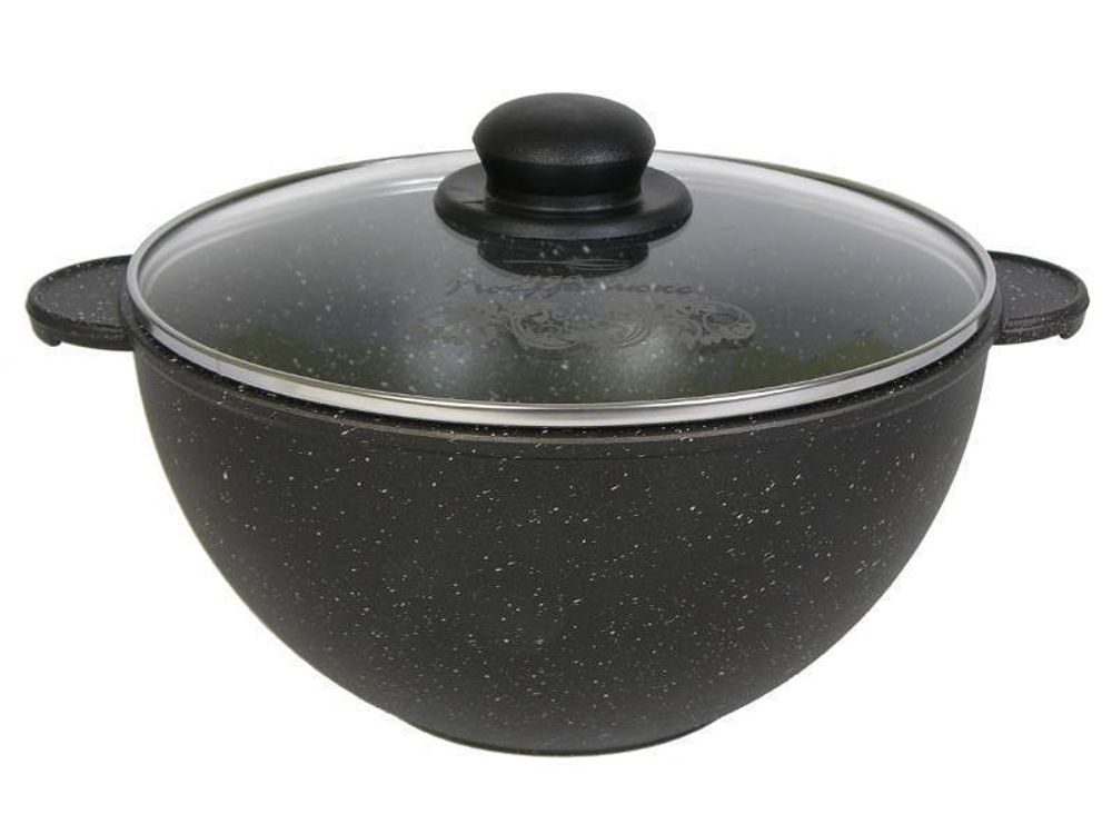 Казан 4л для плова Гранит black