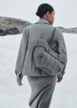 POLENE СУМКА CYME MINI, СЕРЫЙ