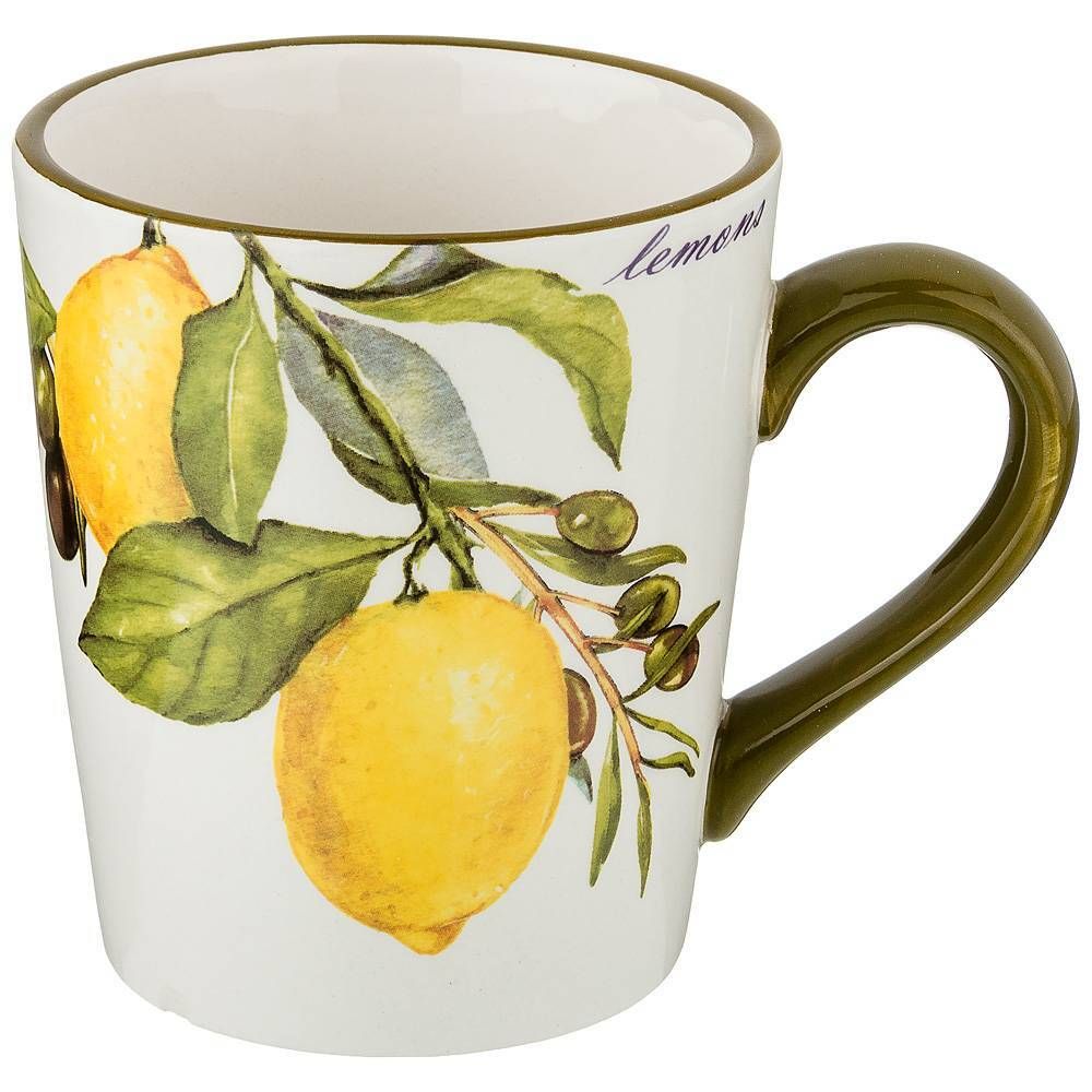 КРУЖКА AGNESS "ЛЕМОН ТРИ" 400 МЛ (КОР=36ШТ.)