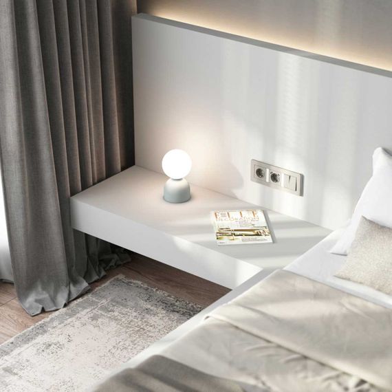 Перекрестный выключатель двухклавишный (дымчатый) W1223004/ a069460