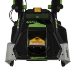 Greenworks GD82ST 82В аккумуляторный снегоуборщик (без АКБ и ЗУ) ковш 56 см, выброс 8 м 2602507