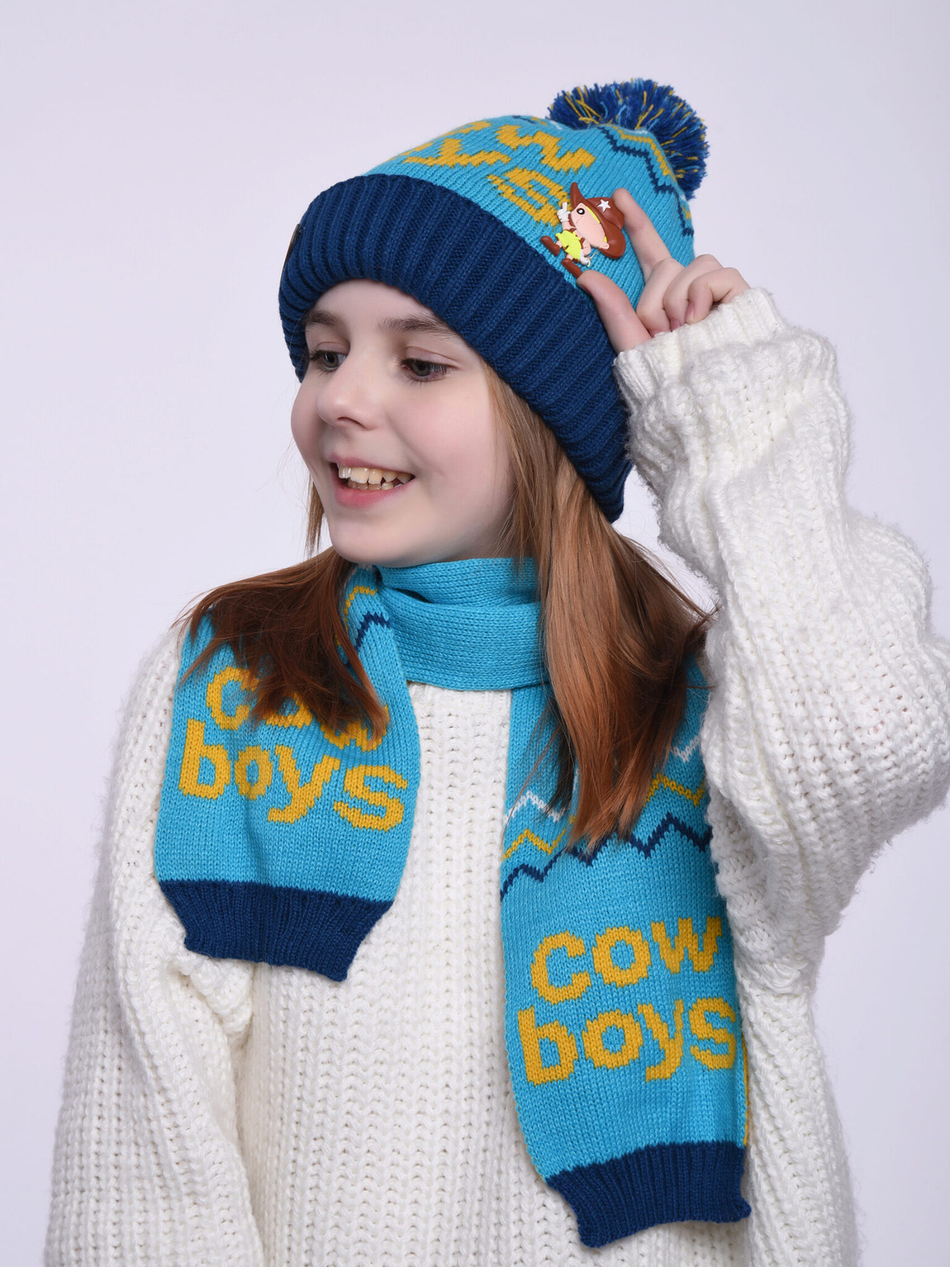 Комплект детский (Шапка+Шарф)