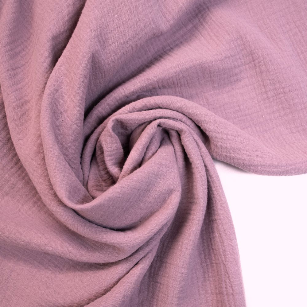 Муслин двухслойный «Розово-лиловый»