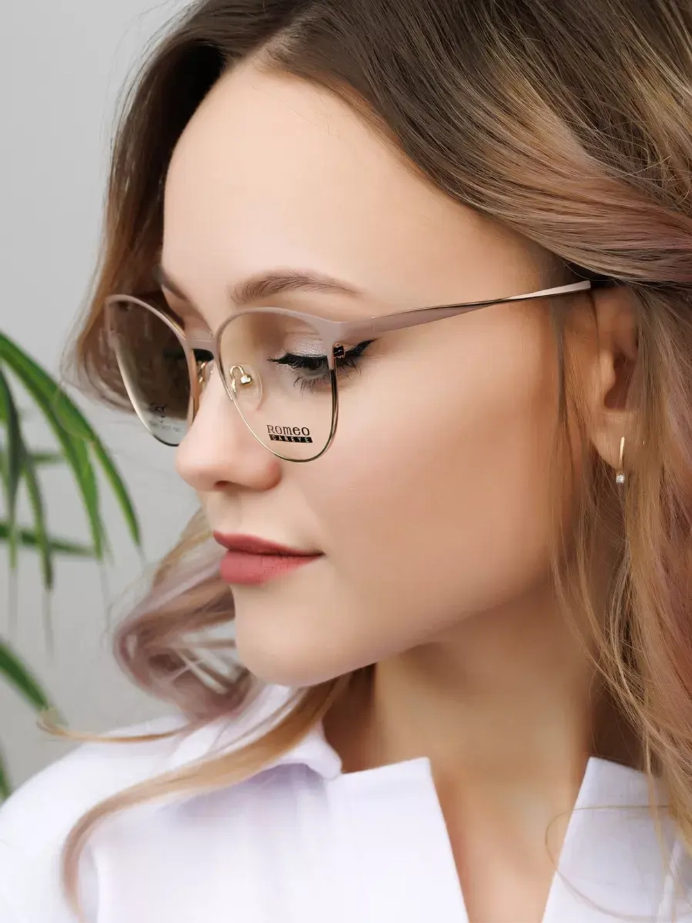 Модная оправа для очков с накладкой 4в1