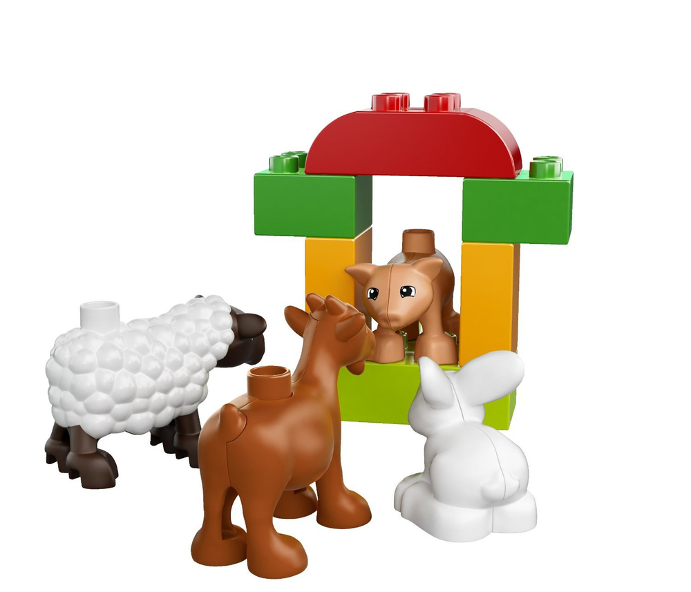 LEGO Duplo: Животные на ферме 10522 — Farm Animals Goat Pig Sheep Rabbit — Лего Дупло