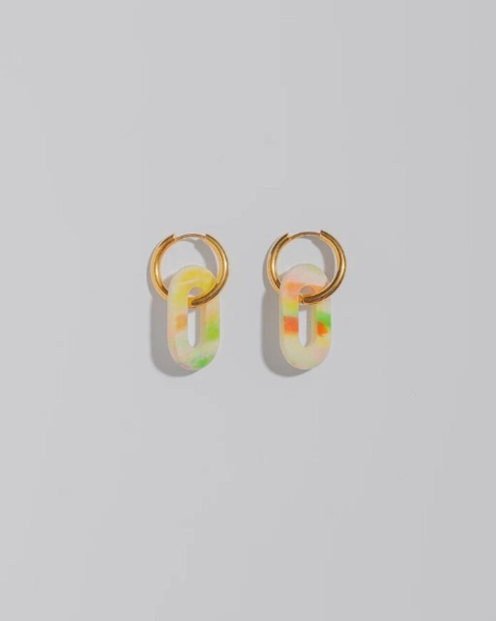 Recycle Object CHAIN earings matt