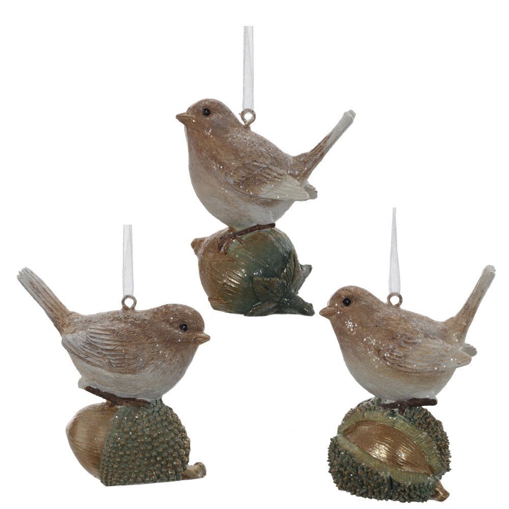 GAEM Фигурка декоративная подвесная "Птичка", L6 W3,5 H8 см, 3в.