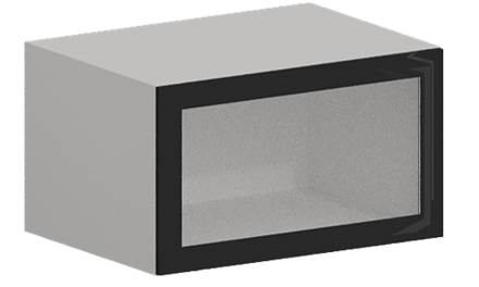 Кухня Модуль ШВГС 810 Ликата / Графит Глянец