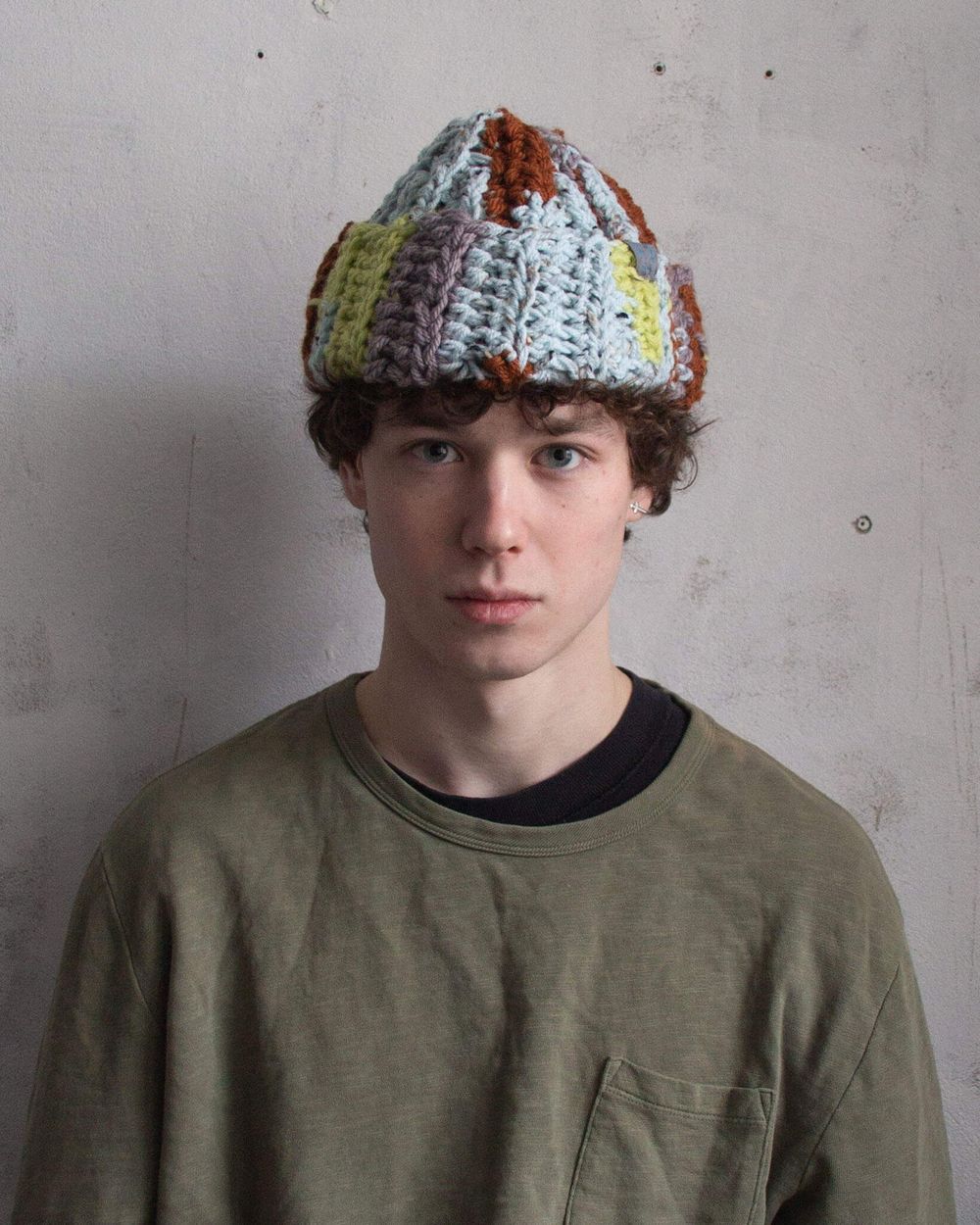 Шапка вязаная Fuzzz Knit Beanie Earth