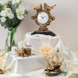 Часы настольные Нежность Бронза