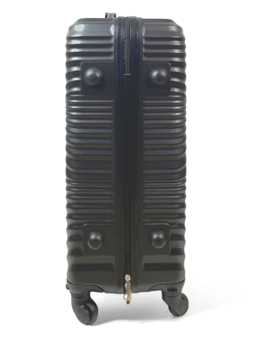 Средний чемодан Bon-Voyage Model Wave ABS, Черный, M+