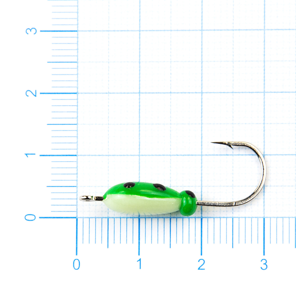 Мормышка фосфорная 18-У, №4, ABC (набор 48шт)