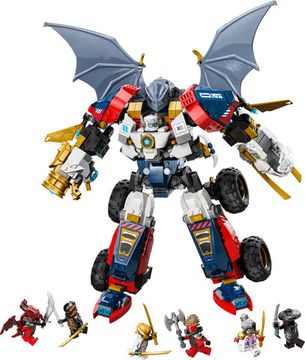 Конструктор LEGO NINJAGO Ультраоб'єднувальний робот Зейна 1187 деталей (71834)