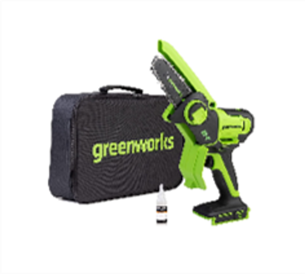 Цепная мини пила аккумуляторная Greenworks Арт. 2008207, 24V, 10см, без АКБ и ЗУ
