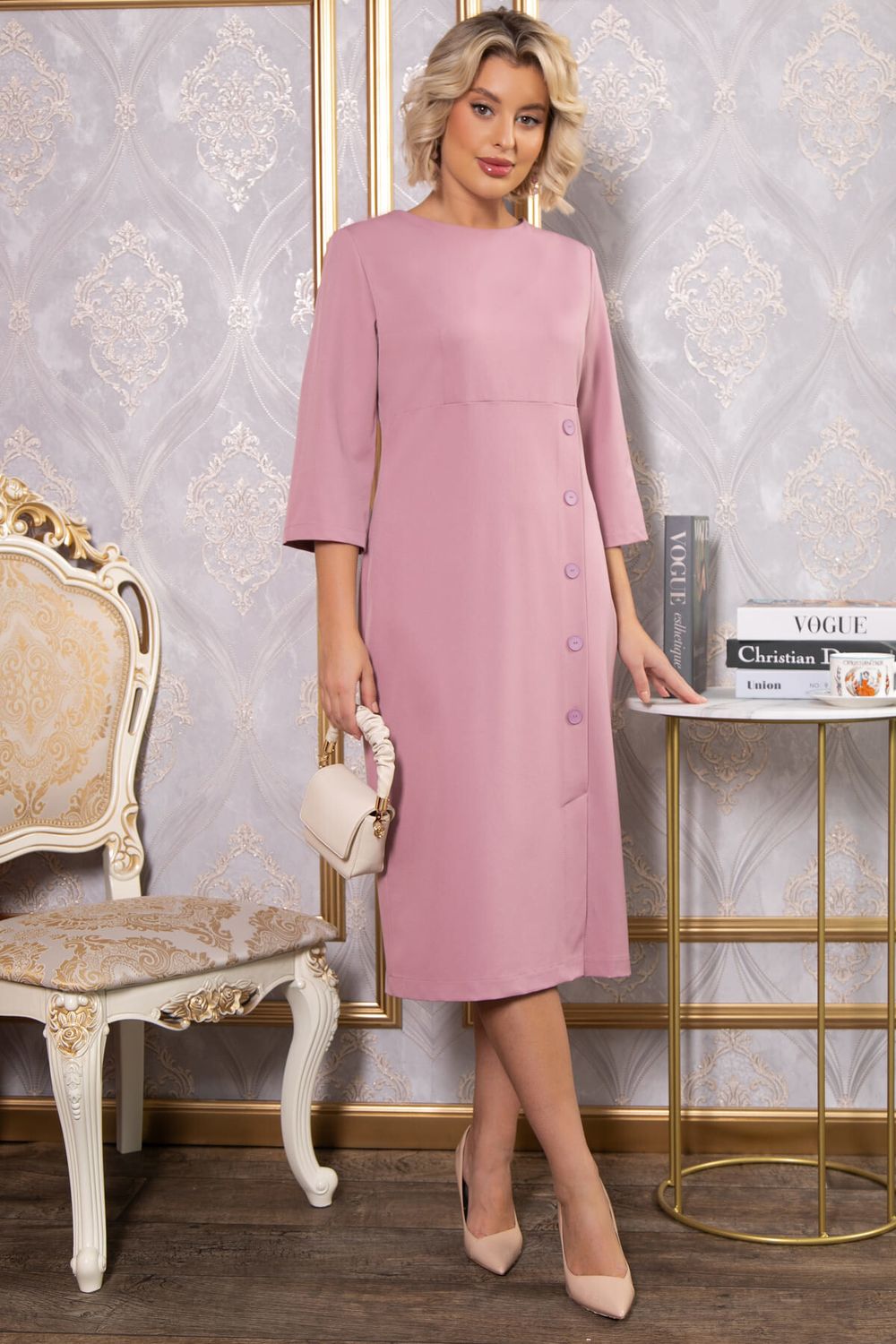 Платье Твоё настроение (розовое) П14812-43М LT Collection