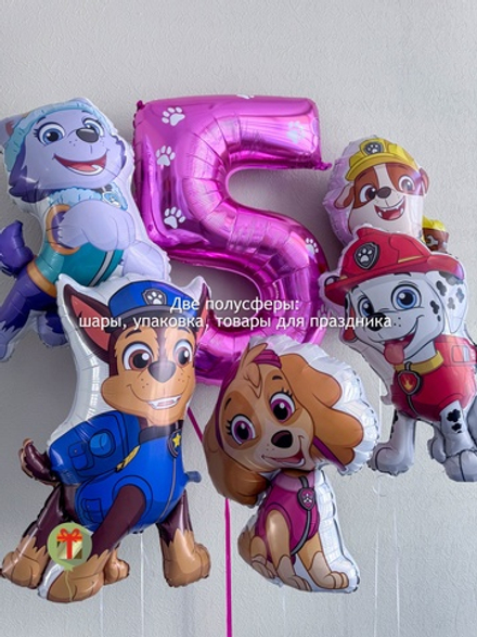 Набор шаров Щенячий патруль