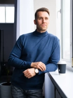 Джемпер Турция тонкий теплый с горлом