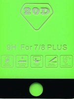 Защитное стекло Glass Premium для Apple iPhone 7 Plus/ iPhone 8 Plus/ 20D Premium/ полный клей