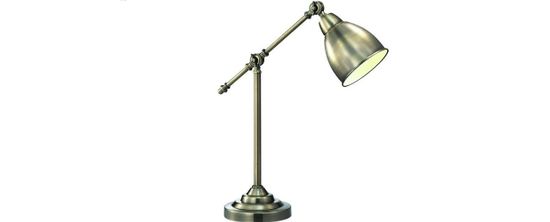 Настольная лампа A2054LT-1AB античная бронза Braccio Arte Lamp