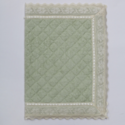 Коврик для ванной 60х90 Old Florence Buratto зеленый