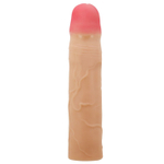 Телесная насадка на пенис Kylian - 20,5 см. (Цвет: телесный)