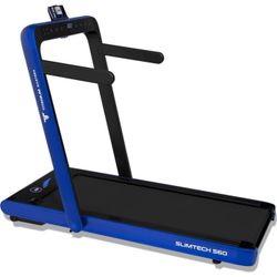 Беговая дорожка Titanium Masters Slimtech S60, коричневая,синяя, красная