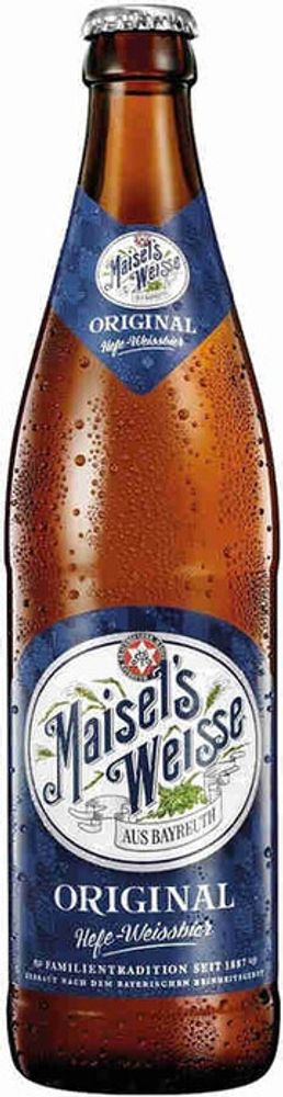 Пиво Майзелс Вайс Ориджинал / Maisels Weisse Original 0.5 - стекло