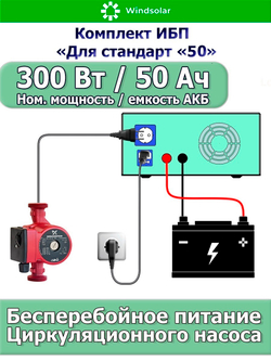 Комплект ИБП "Стандарт "50"