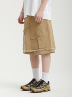 Мужские Шорты Washed Layered Cargo Skirt