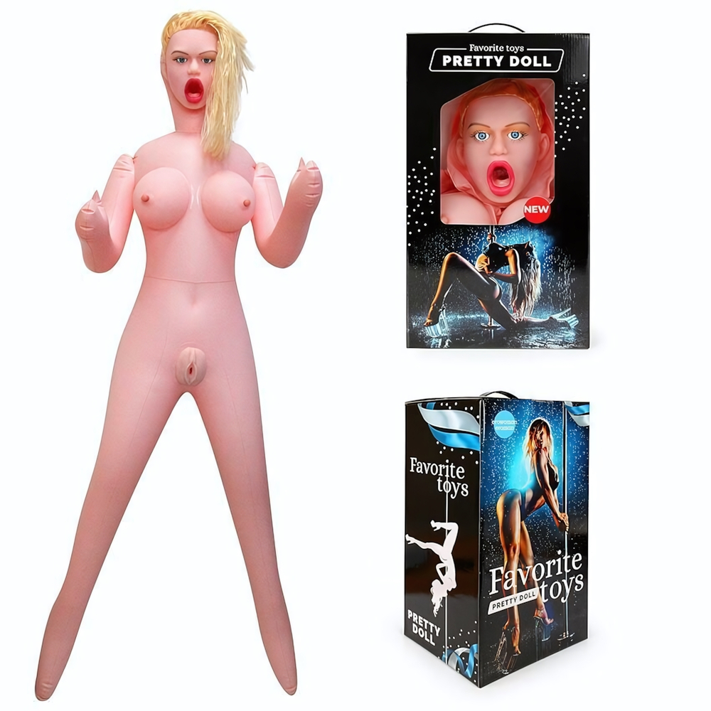 Секс-кукла с вибрацией Валерия (Цвет: телесный)