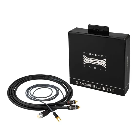 Tchernov Cable Standard Balanced IC / Phono DIN/RCA 1.2m Black