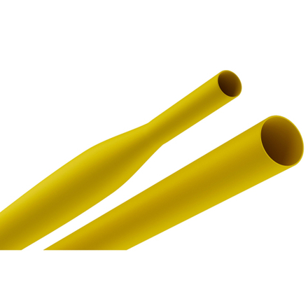 Термоусадочная трубка ЭРА NO-224-491 ТТУ нг-LS 30/15 жёлтая в отрезках по 1 м 10 шт