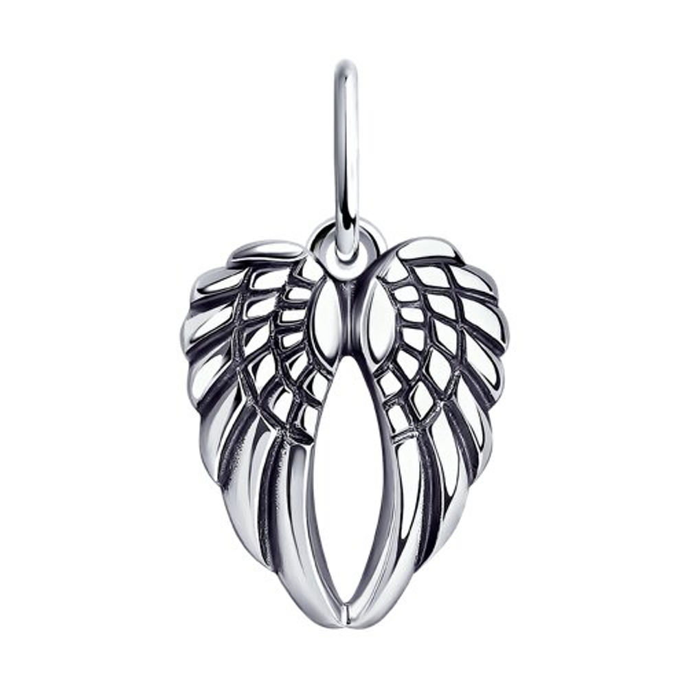 Подвеска Крылья из серебра