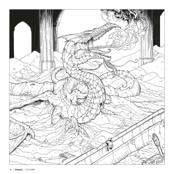 Hachette раскраска по номерам Créatures de Tolkien - Livre de coloriage