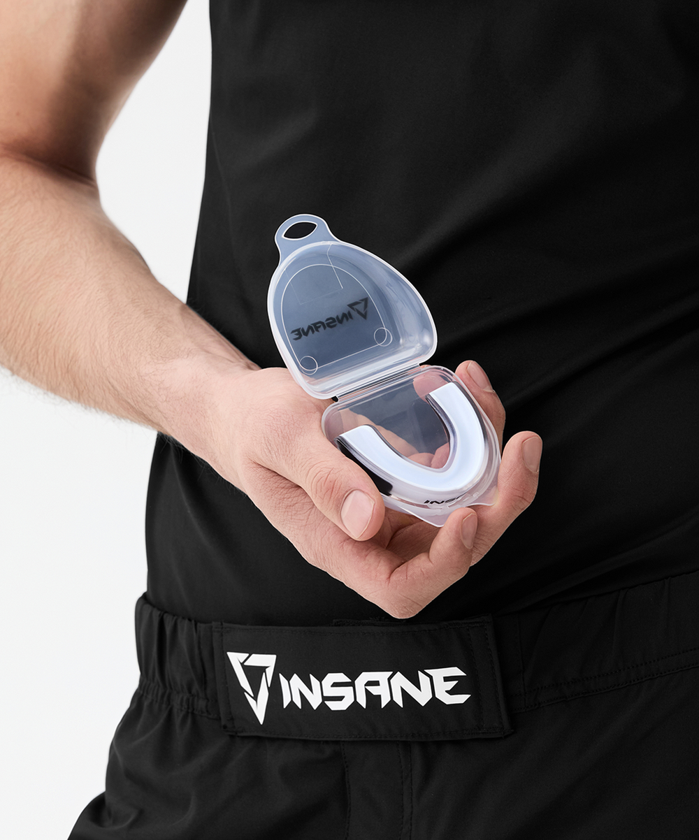 Капа 1-челюстная LYNX, ЭВА, белый/черный, взрослый