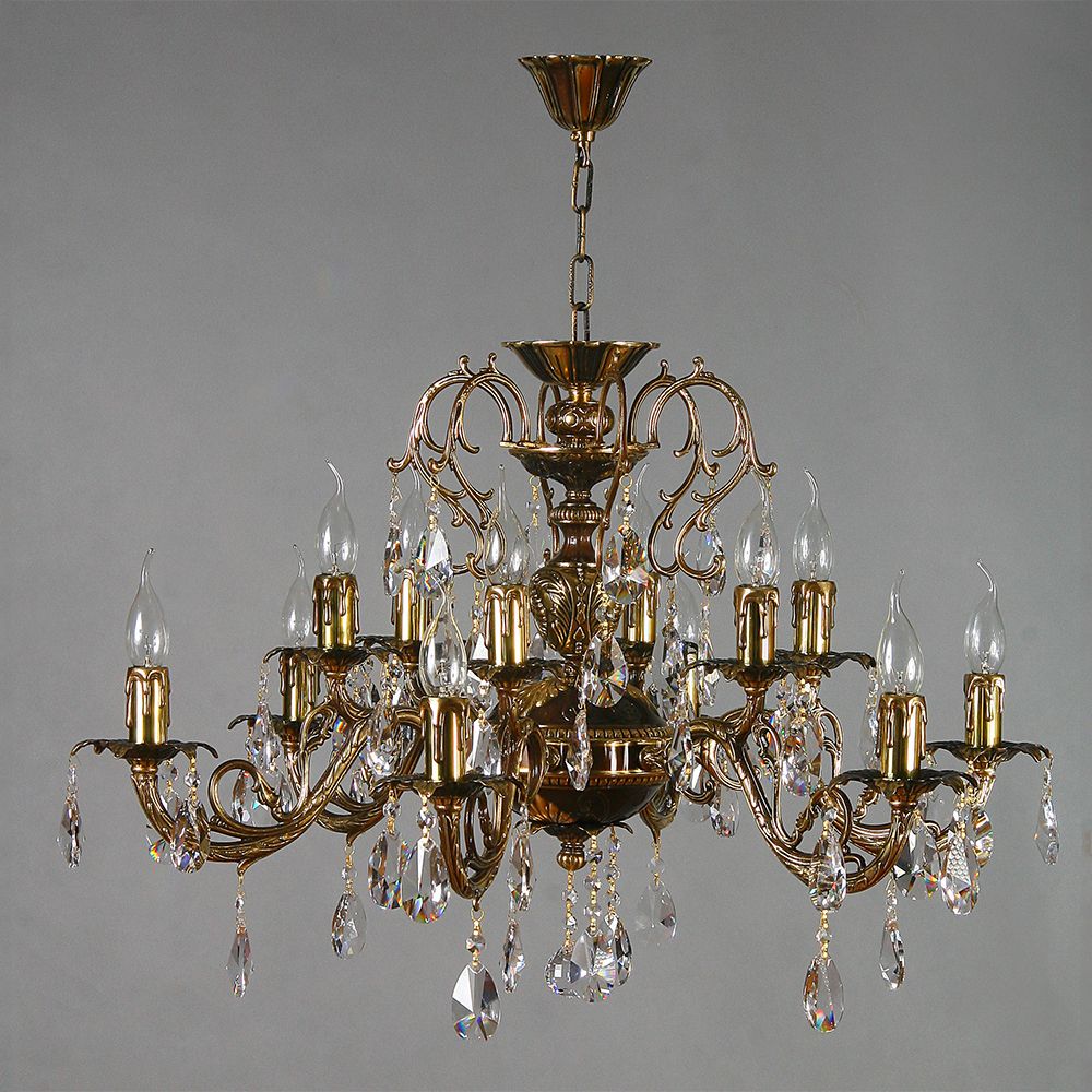 8888/6+6 PB Tear drop Люстра